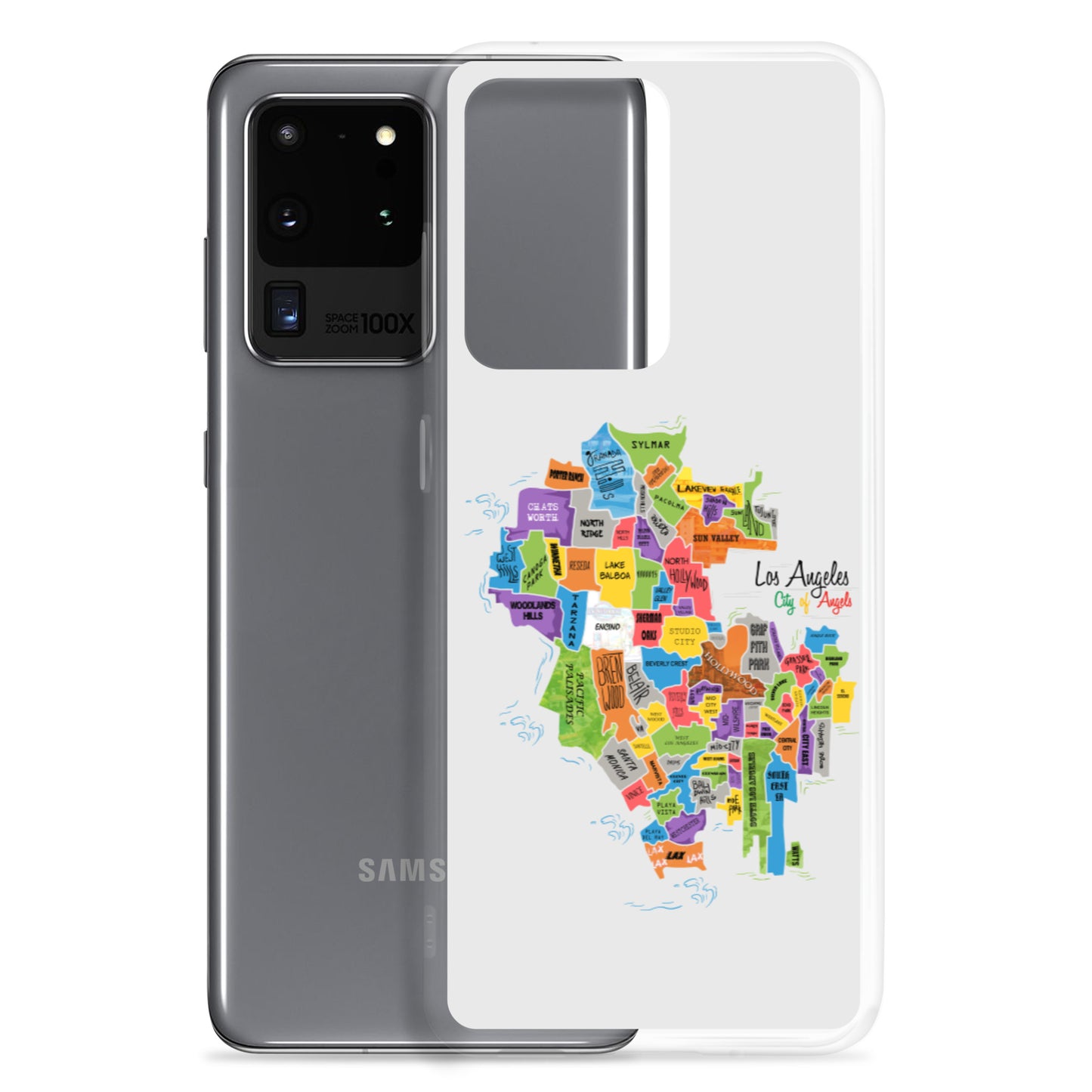 Los Angeles Map Samsung Case