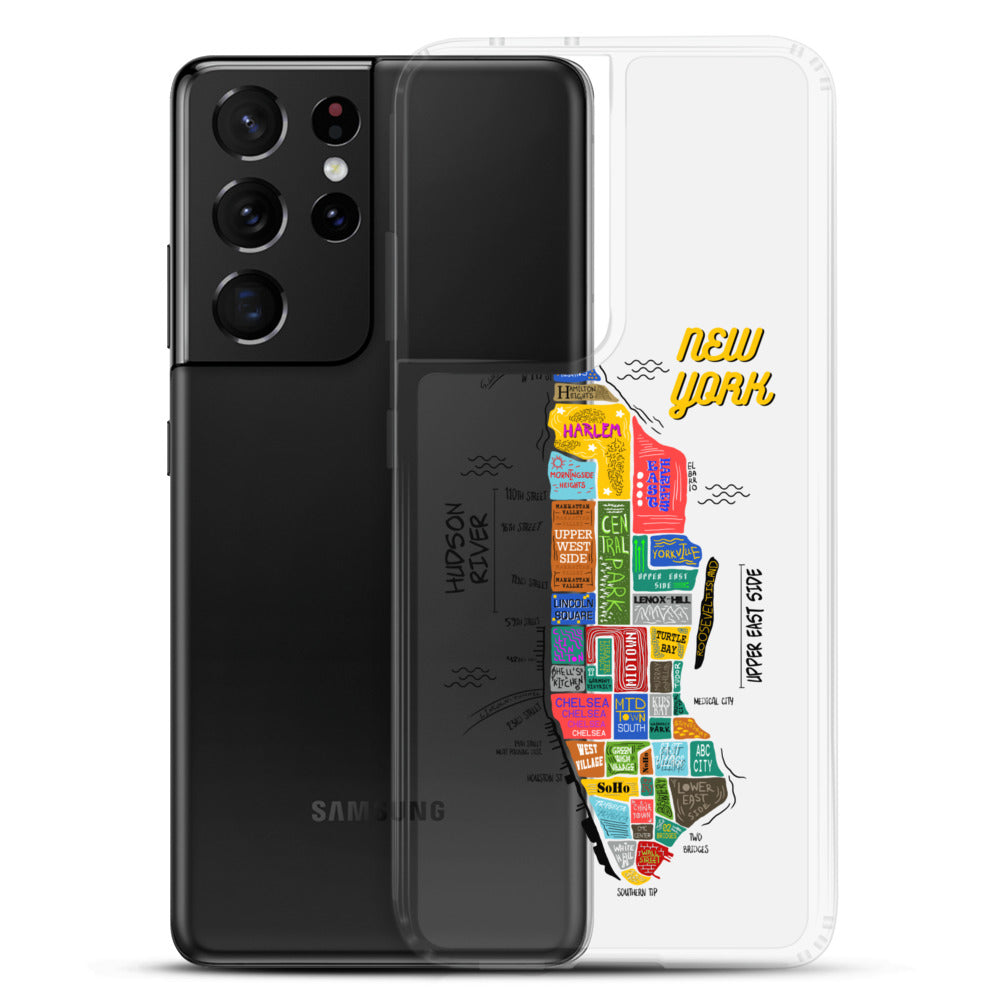 NYC map Samsung Case