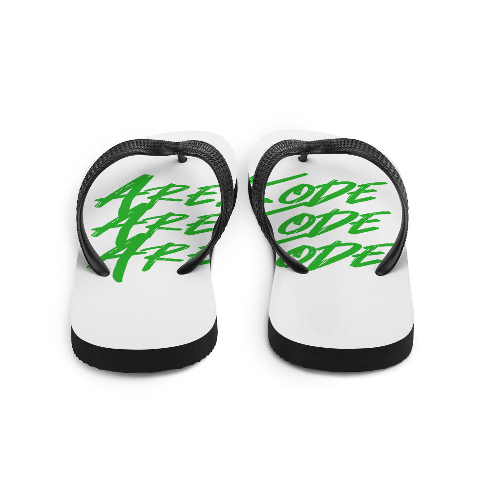 Areakode 3x Flip Flops (green)