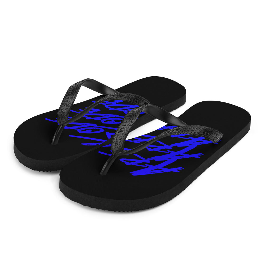 Areakode 3x Flip Flops (blue/black)