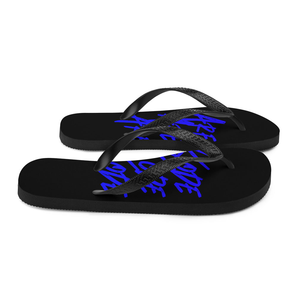 Areakode 3x Flip Flops (blue/black)