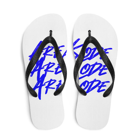 Areakode 3x Flip Flops (blue)