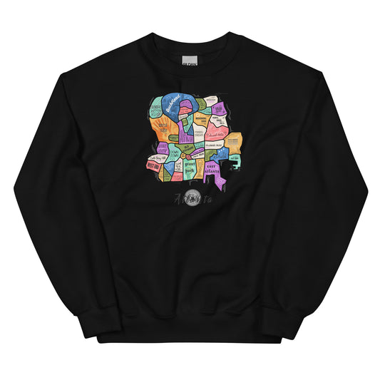 ATL map Crewneck (unisex)