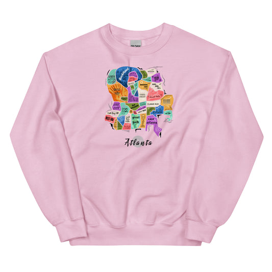 ATL map Crewneck (unisex)