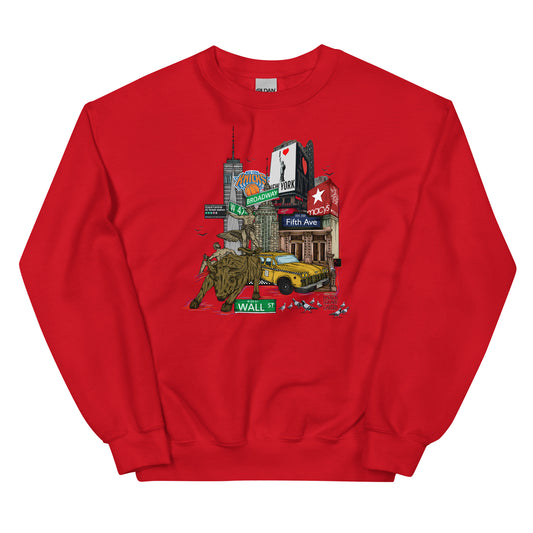 NYC graphic crewneck (unisex)