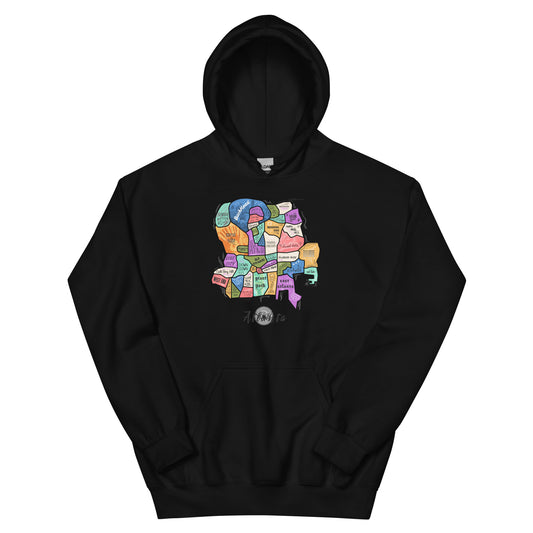 ATL map Hoodie (unisex)
