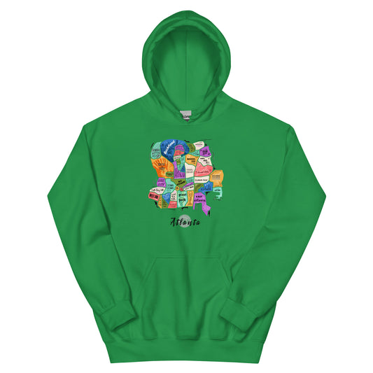 ATL map Hoodie (unisex)