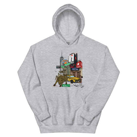 NYC graphic Hoodie (unisex)