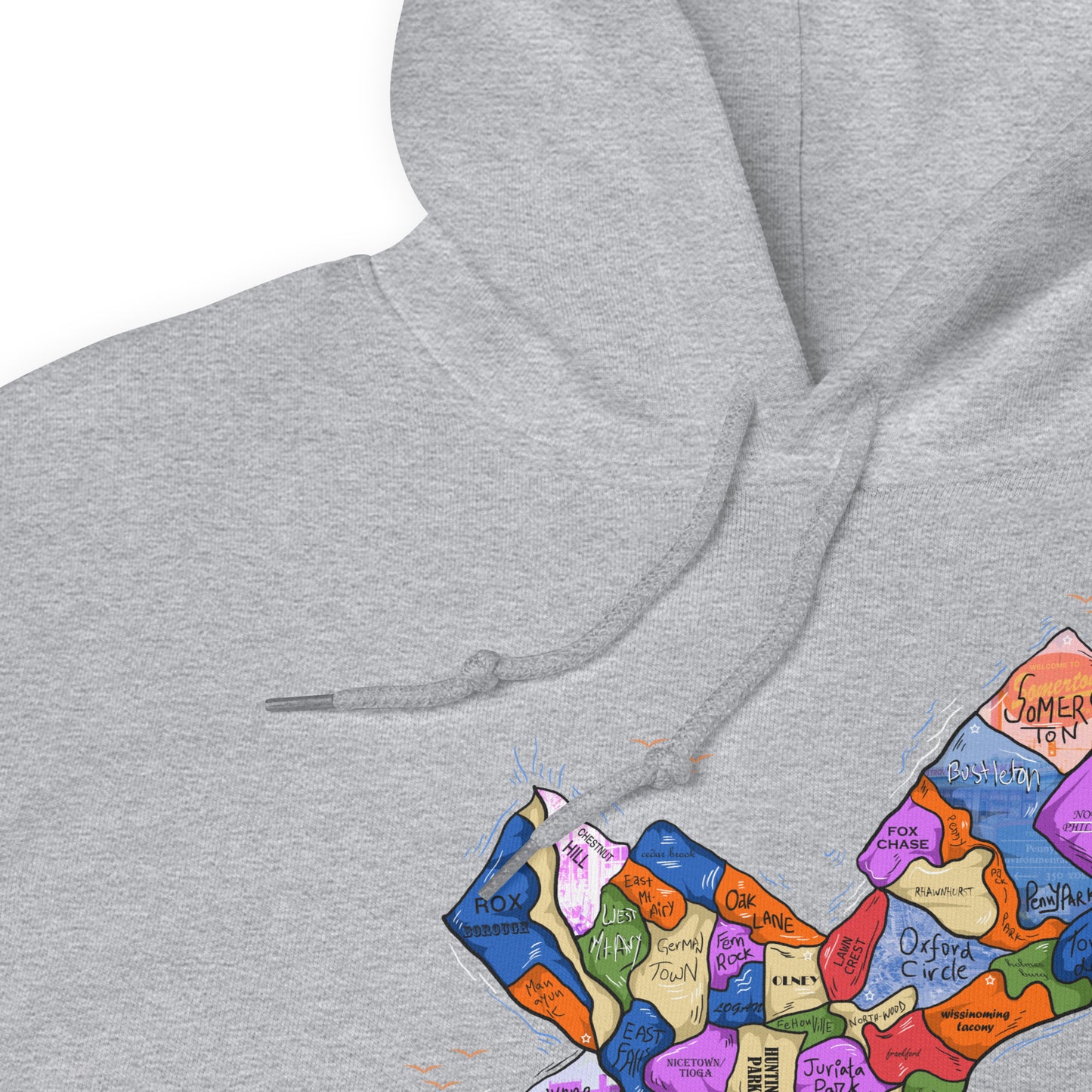 Philly Map Hoodie (unisex)