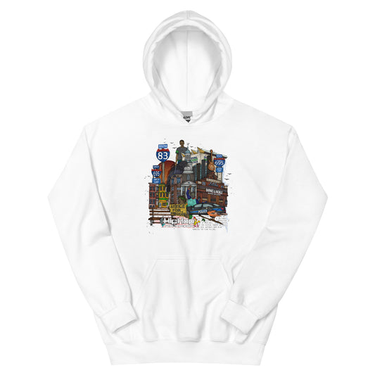 Baltimore graphic Hoodie (unisex)