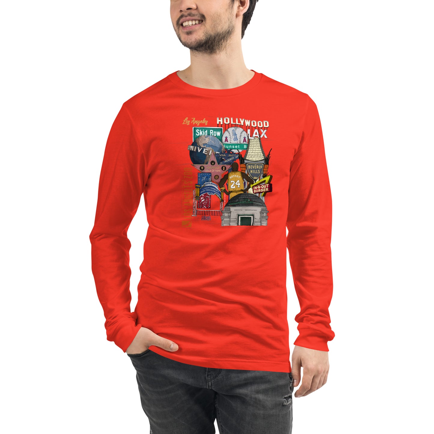 Los Angeles Graphic Long Sleeve Tee (unisex)