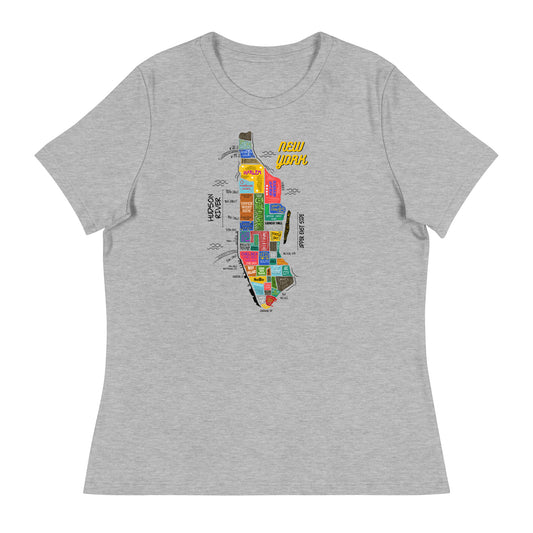 W| NYC Map T-Shirt