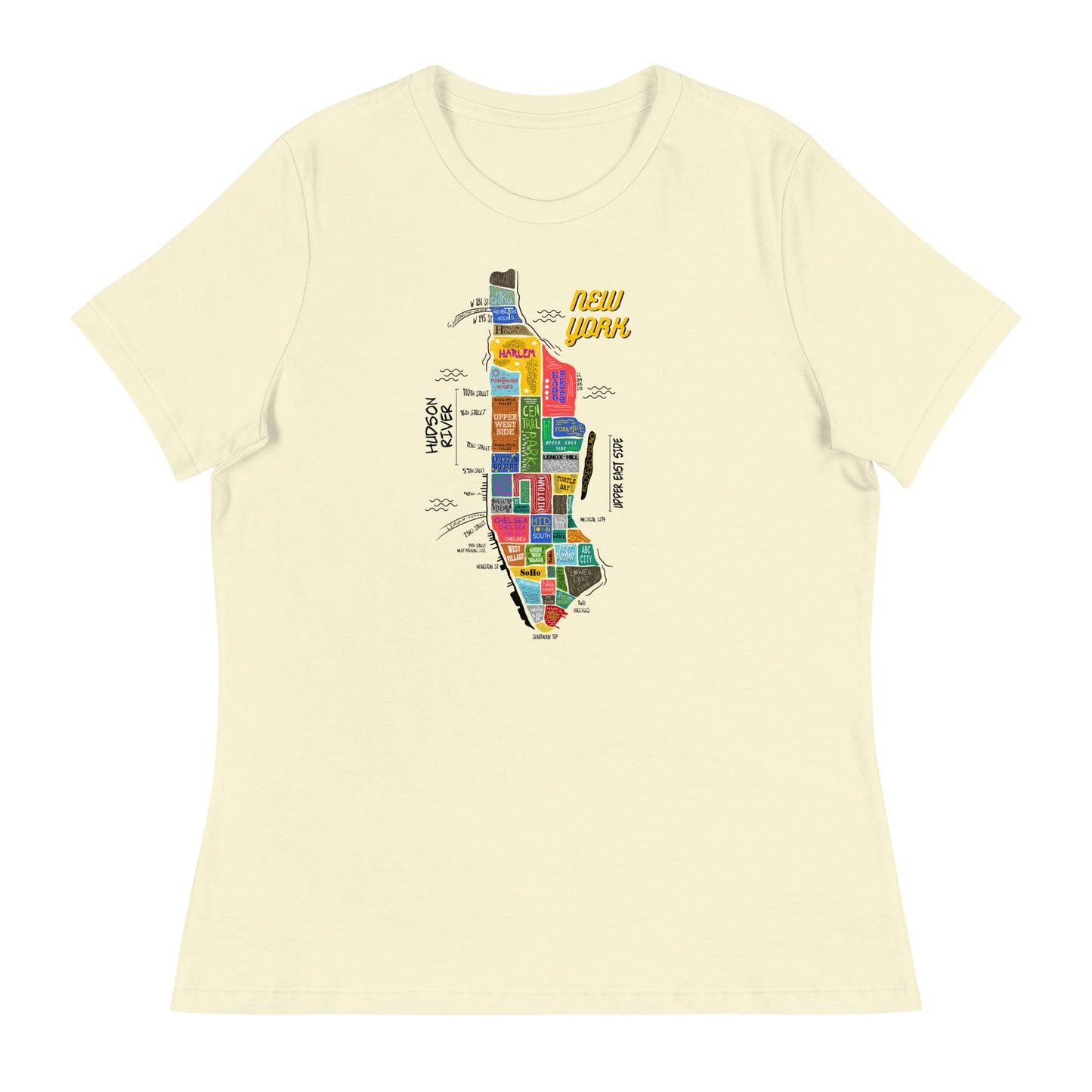 W| NYC Map T-Shirt